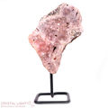 Pink Amethyst on Stand