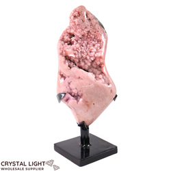 Display Pieces on Stand: Pink Amethyst on Stand