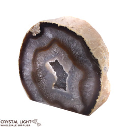 Agate Geodes: Agate Cut Base Geode Large