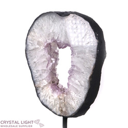 Display Pieces on Stand: Amethyst Druse Ring on Stand