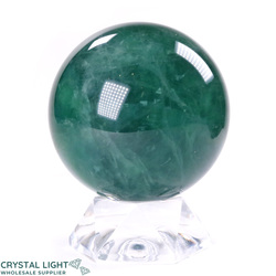 Spheres: Green Fluorite Sphere /73mm