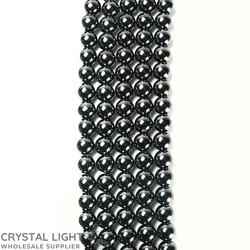 Hematite Beads: Hematite Beads 6mm (Non Magnetic)&nbsp;