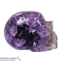 Skulls: Amethyst Skull on Rotating Stand