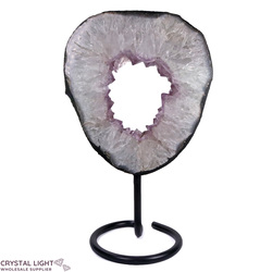 Display Pieces on Stand: Amethyst Druse Ring on Stand