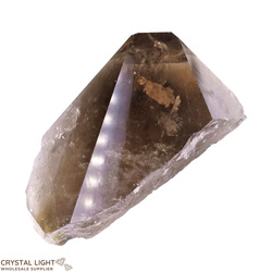 Natural Points: Smokey Quartz Rutilated Point