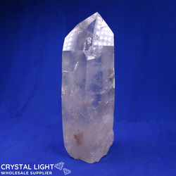 Cut Base Points: Quartz Semi-Polished Point