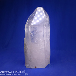 Cut Base Points: Quartz Semi-Polished Point