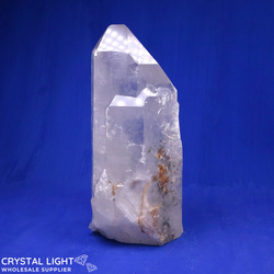Cut Base Points: Clear Quartz Cut Base Point Large