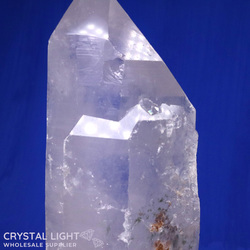 Cut Base Points: Clear Quartz Cut Base Point Large