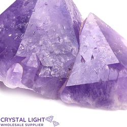 Individual Natural Points: Bolivian Amethyst Twin Point