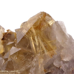Clusters: Rutilated Smokey Quartz Cluster