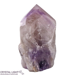 Phantom Crystals: Amethyst Large Cut Base Point with Phantom
