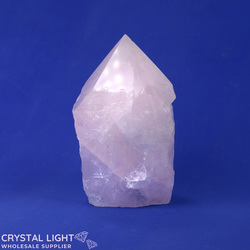 Cut Base Points: Rose Quartz Cut Base Point