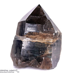 Natural Points: Smokey Rutilated Quartz Natural Point