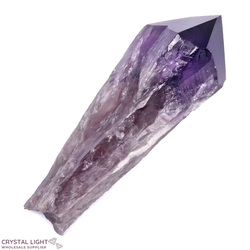 Natural Points: Amethyst Semi Polished Wand