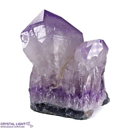 Natural Points: Amethyst Point Cluster Lg