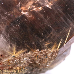 Individual Natural Points: Rutilated Smokey Quartz Large Point
