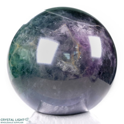 Spheres: Extra Large Rainbow Fluorite Sphere /240mm