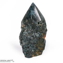 Cut Base Points: Green Apatite Cut Base Point