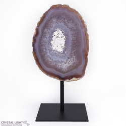 Display Pieces on Stand: Agate Geode on Stand