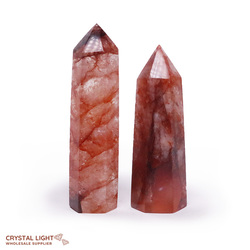 Polished Point Lots: Hematoid Quartz Point Lot