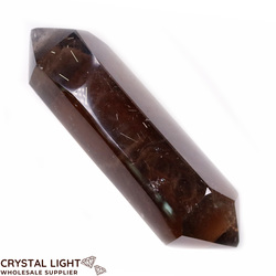 Polished Points: Smokey Quartz Rutilated DT Point