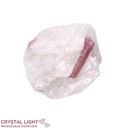 All Other Crystal Specimens: Pink Tourmaline in Quartz