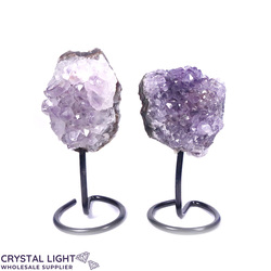 Display Pieces on Stand: Amethyst Druse on Stand