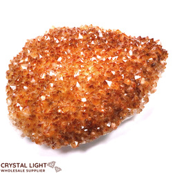 Single Druse Pieces: Citrine Druse Piece