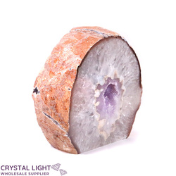 Agate Geodes: Amethyst Agate Cut Base Geode