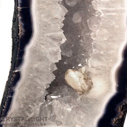 Amethyst Caves: White Amethyst Tall Geode (Large)