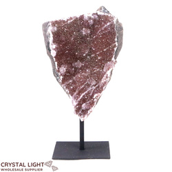 Display Pieces on Stand: Red Amethyst Druse on Stand
