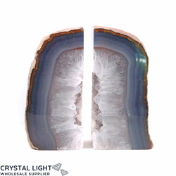 Bookends: Agate Bookends