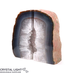 Bookends: Agate Bookends