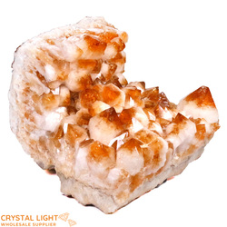 Single Druse Pieces: Citrine Druse