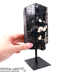 Display Pieces on Stand: Terminated Black Tourmaline on Stand