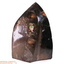 Flames: Smokey Quartz Flame Large (A-Grade)