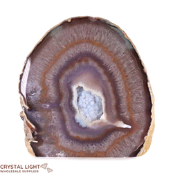 Agate Geodes: Agate Cut Base Geode Large