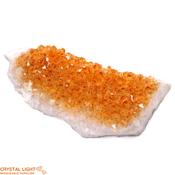 Single Druse Pieces: Citrine Druse