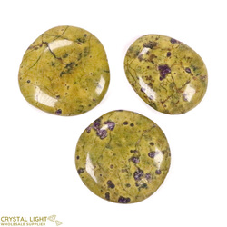 Flatstone Individuals and Lots: Stichtite in Serpentine Flatstone Lot