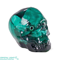 Skulls: Resin Skull - Malachite
