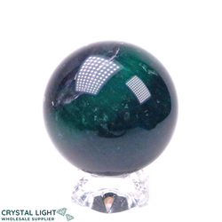 Spheres: Rainbow Fluorite Sphere /65mm
