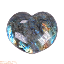 Hearts: Labradorite Heart