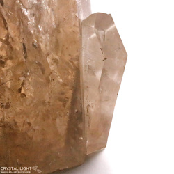 Natural Points: Smokey Quartz Cut Base Point Large