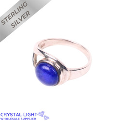 Sterling Silver Rings: Lapis Lazuli Ring