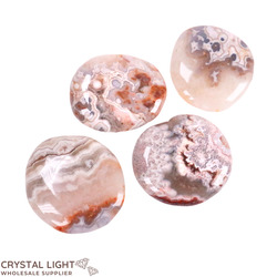 Flatstone Individuals and Lots: Crazy Lace Agate Flatstone Lot
