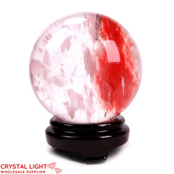 Spheres: Strawberry Obsidian Sphere /121mm