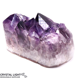 Single Druse Pieces: Amethyst Polished Druse