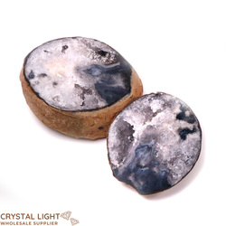 Crystal Pots: Agate Pot with Lid