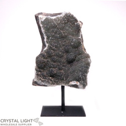 Display Pieces on Stand: Black Amethyst on Stand